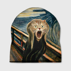 Шапка 3D Нейросеть - крик кота