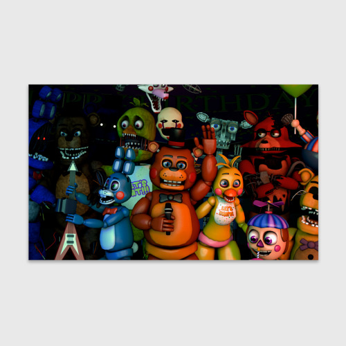 Бумага для упаковки 3D Five Nights at Frеddy's