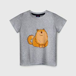 Детская футболка хлопок Оранжевый орущий кот