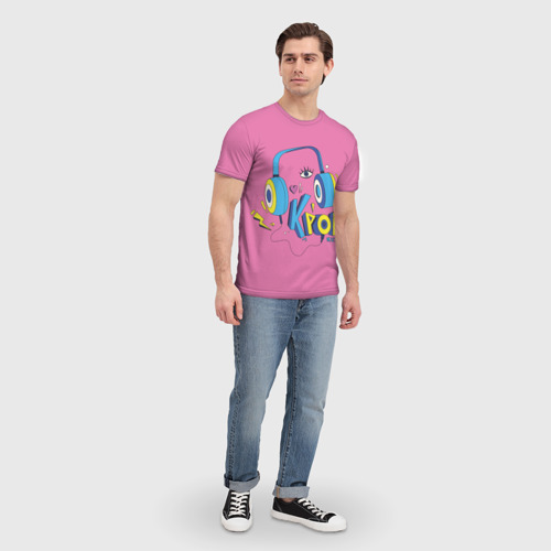 Мужская футболка 3D с принтом K-pop музыка, вид сбоку #3