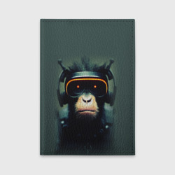 Обложка для автодокументов Кибер-обезьяна