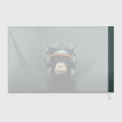 Флаг 3D Кибер-обезьяна - фото 2