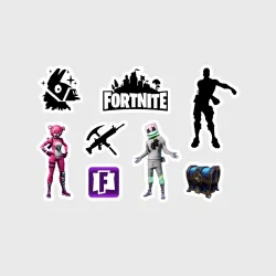 Набор наклеек Game Fortnite