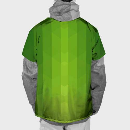 Накидка на куртку 3D Зеленая лоза, цвет 3D печать - фото 2