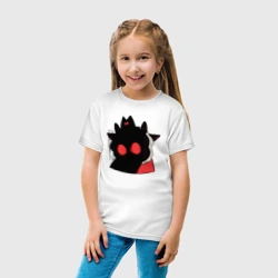 Детская футболка хлопок Cult of the Lamb - Овечка в испуге - фото 2