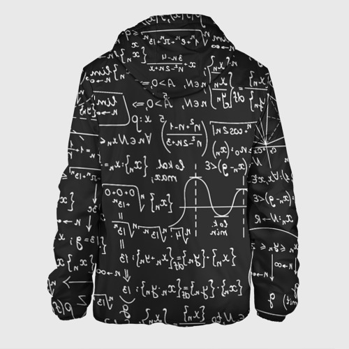 Мужская куртка 3D Геометрические формулы, цвет 3D печать - фото 2