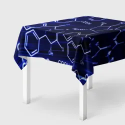 Скатерть 3D Графическая химия