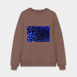 Мужской свитшот oversize без начеса хлопок Графическая химия