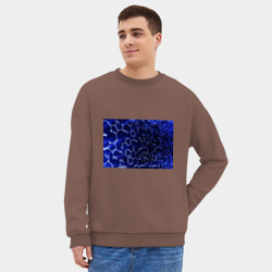 Мужской свитшот oversize без начеса хлопок Графическая химия - фото 2