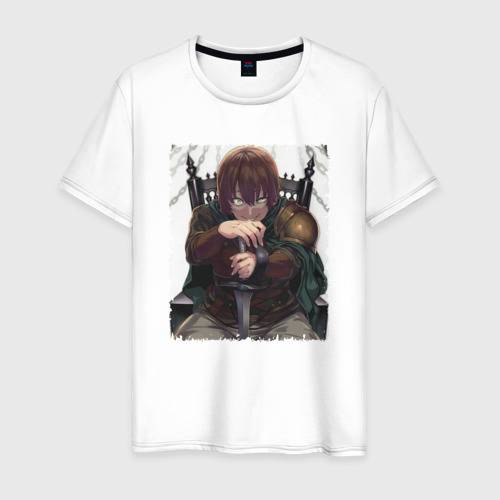 Мужская футболка из хлопка с принтом Keyaru art, вид спереди №1