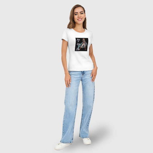 Женская футболка хлопок Slim Грозный Кэяру - фото 5