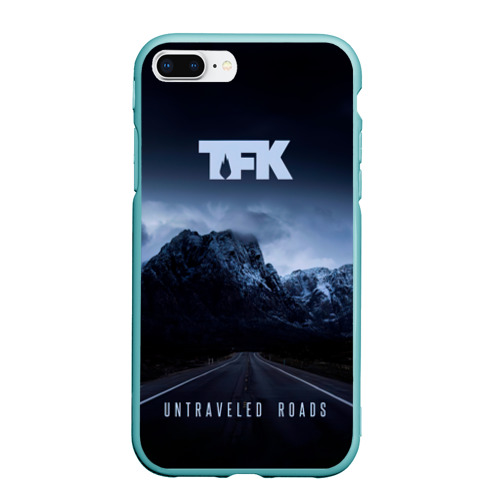 Чехол для iPhone 7Plus/8 Plus матовый Untraveled Road - Thousand Foot Krutch, цвет мятный