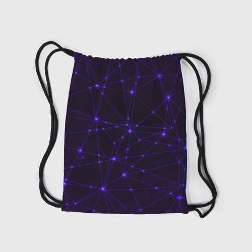 Рюкзак-мешок 3D Неоновый человек в нейросети - фото 7