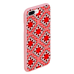 Чехол для iPhone 7Plus/8 Plus матовый Белорусская вышивка - орнамент - фото 2