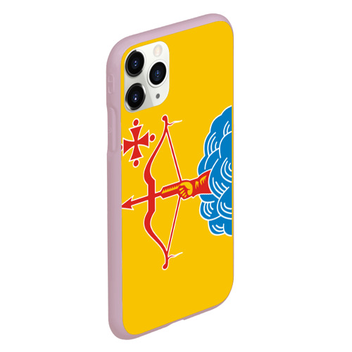 Чехол для iPhone 11 Pro матовый с принтом Кировская область - герб, вид сбоку #3