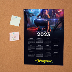 Постер Календарь 2023 Cyberpunk 2077 - фото 2