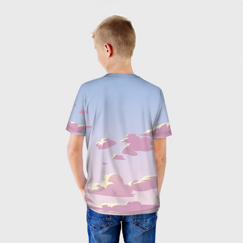 Детская футболка 3D Недовольная Свинка - Фууу, цвет 3D печать - фото 4