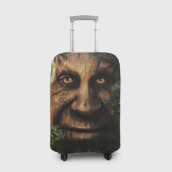 Чехол для чемодана 3D Мудрое дерево с лицом мем