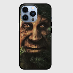 Чехол для iPhone 13 Pro Мудрое дерево с лицом мем