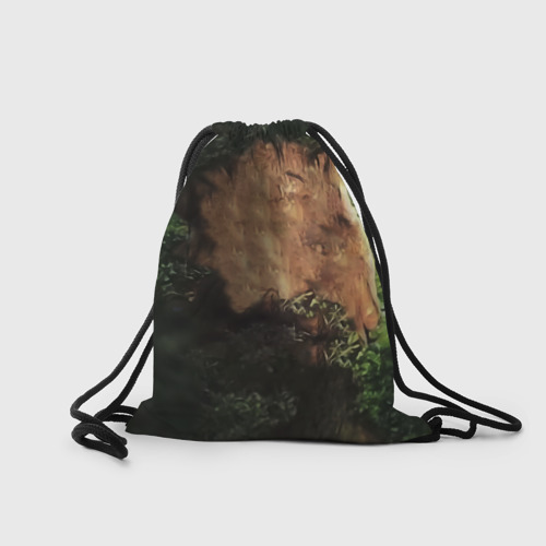 Рюкзак-мешок 3D Мудрое дерево с лицом мем - фото 2