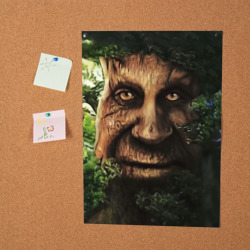 Постер Мудрое дерево с лицом мем - фото 2