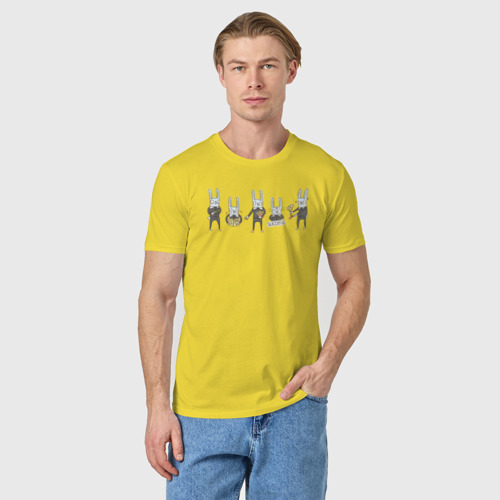 Мужская футболка хлопок Success?, цвет желтый - фото 3