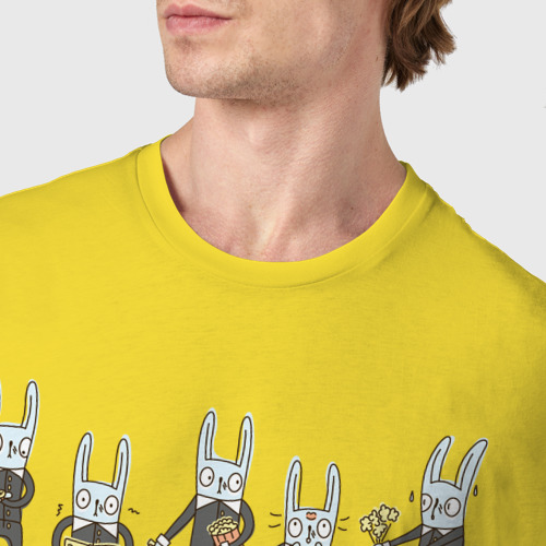 Мужская футболка хлопок Success?, цвет желтый - фото 6