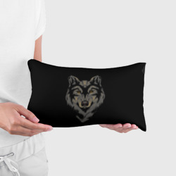 Подушка 3D антистресс Голова серого волка - фото 2