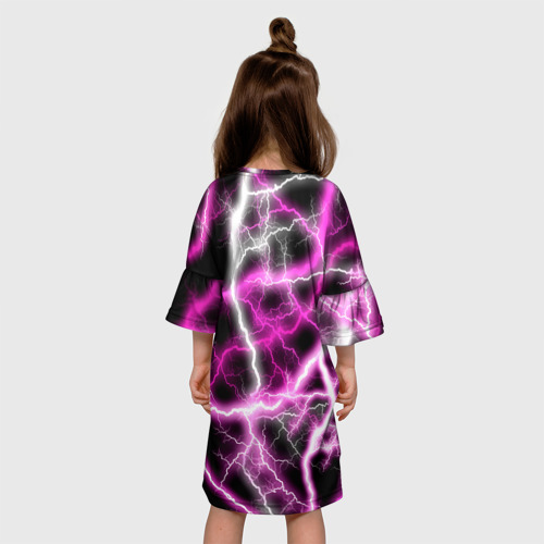 Детское платье 3D Драгон Бол - Гоку и блек  молний, цвет 3D печать - фото 5