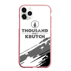 Чехол для iPhone 11 Pro Max матовый Thousand Foot Krutch логотип