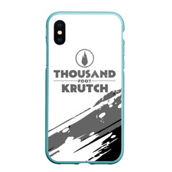 Чехол для iPhone XS Max матовый Thousand Foot Krutch логотип