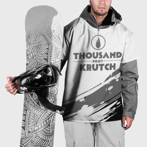 Накидка на куртку 3D Thousand Foot Krutch логотип, цвет 3D печать