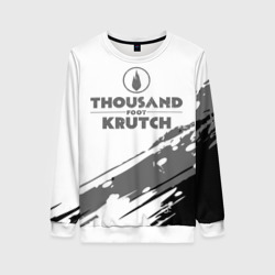 Женский свитшот 3D Thousand Foot Krutch логотип