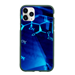 Чехол для iPhone 11 Pro матовый Органика chemistry