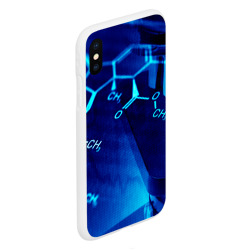Чехол для iPhone XS Max матовый Органика chemistry - фото 2