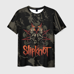 Slipknot dark satan – Мужская футболка 3D с принтом купить со скидкой в -26%