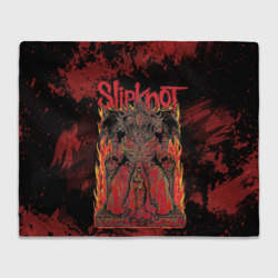 Slipknot black and red – Плед 3D с принтом купить со скидкой в -14%