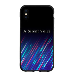Чехол для iPhone XS Max матовый A Silent Voice stream