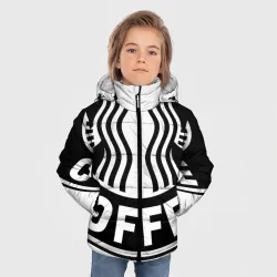 Зимняя куртка для мальчиков 3D Мама любит кофе Старбакс - фото 2