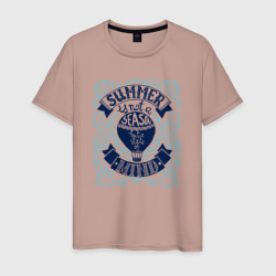 Лето - это не сезон, а состояние души – Мужская футболка хлопок с принтом купить со скидкой в -20%