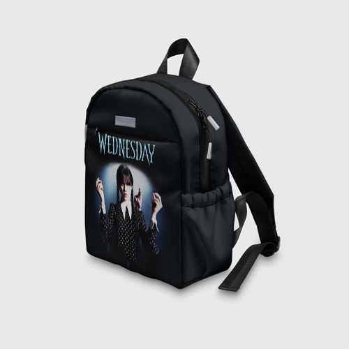 Детский рюкзак 3D Уэнсдей и Вещь - фото 5