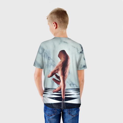 Детская футболка 3D Уэнсдэй - персонаж Вещь, цвет 3D печать - фото 4