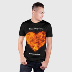 Мужская футболка 3D Slim Explosions - Three Days Grace - фото 2