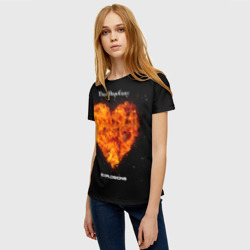 Женская футболка 3D Explosions - Three Days Grace - фото 2