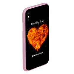 Чехол для iPhone XS Max матовый Explosions - Three Days Grace - фото 2