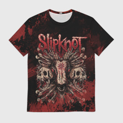 Мужская футболка 3D Horror    Slipknot