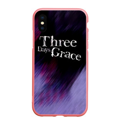 Чехол для iPhone XS Max матовый Three Days Grace lilac