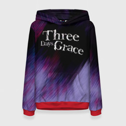 Женская толстовка 3D Three Days Grace lilac