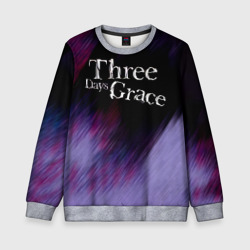 Детский свитшот 3D Three Days Grace lilac