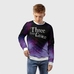 Детский свитшот 3D Three Days Grace lilac - фото 2